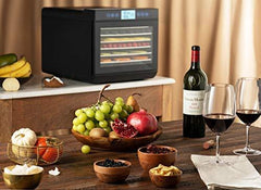 Magic Mill Food Dehydrator Machine - Easy Setup, Digital Adjustable Timer, Temperature Control | Keep Warm Function | Dryer for Jerky, Herb, Meat, Beef, Fruit and To Dry Vegetables | Over Heat Protection | 7 Stainless Steel trays