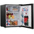 2.7 cubic foot compact dorm refrigerator (Black)