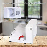 SuperHandy Food Slicer 6.7-inch Professional Portable & Collapsible Electric AC 120V 60Hz 100 Watt for: Meats, Deli & Cheeses with a Stainless Steel RSG Solingen Blade