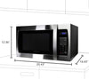 Farberware Professional FMO13AHTBKE 1.3 Cu. Ft. 1000-Watt, Microwave Oven with LED Lighting, Stainless Steel