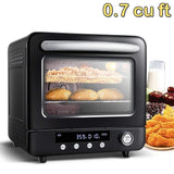 Air Oven 21QT, Air Fryer xl, AAOBOSI 12-in-1 Programmable Air Fryer Oven with 6 Accessories, Recipes