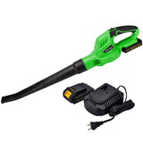 20V Cordless Leaf Blower Single Speed Outdoor Tool Sweeper With 2.0A Platform Battery and Charger by Werktough