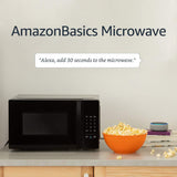 AmazonBasics Microwave, Small, 0.7 Cu. Ft, 700W, Works with Alexa