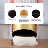 COMFEE' 5.2Qt (20 cups Cooked) Asian Style Programmable All-in-1 Multi Cooker, Rice Cooker, Slow cooker, Steamer, Sauté, Yogurt maker, Stewpot with 24 Hours Delay Timer and Auto Keep Warm Functions