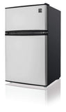 Kenmore 99033 Compact Mini Refrigerator, 3.2 cu. ft. in Metallic Silver