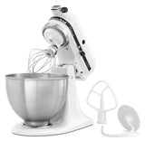 KitchenAid KSM75WH Classic Plus Series 4.5-Quart Tilt-Head Stand Mixer, White