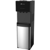 Avalon A4BLWTRCLR water dispenser, 3 or 5 gallon bottle, Stainless Steel & Black