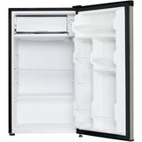 DANBY DCR032C1BSLD 3.2 cu. Ft. Compact Refrigerator with Freezer Silver