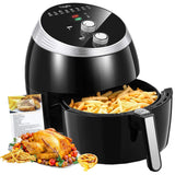 Air Fryer, Tidylife 6.3QT Large Air Fryer, 1700W Oilless XL Oven Cooker, Smart Time and Temperature Control, 8 Cooking Preset, 180-400℉Hot Air Fryer with Non-stick Basket, Auto Shut Off, 50+ Recipes