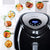 [2019] Air Fryer XL Best 5.5 QT 8-in-1 By (B. WEISS) Family Size Huge capacity,With Airfryer accessories; PIZZA Pan, (50 Recipes Cook Book),Toaster rack, Cooking Divider. XXL