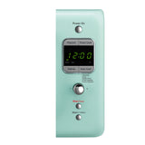Daewoo KOR-7LREM Retro Countertop Microwave Oven 0.7 Cu. Ft., 700W | Mint Green
