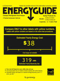 Danby DCR031B1BSLDD 3.1 cu. ft. 2 Door Compact Refrigerator, Steel