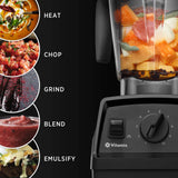 Vitamix Explorian Blender, Professional-Grade, 64 oz. Low-Profile Container, Black (Renewed)