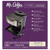 Mr. Coffee Automatic Dual Shot Espresso/Cappuccino System