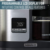 Calphalon Special Brew 10-Cup Coffee Maker, Dark Stainless Steel